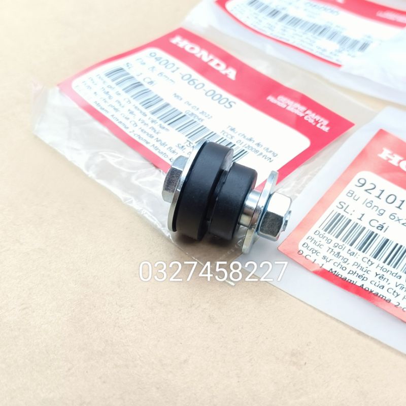 Bộ ốc đệm cao su treo nhựa đuôi xe DREAM zin chính hãng