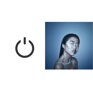 Khuôn hình xăm nút nguồn