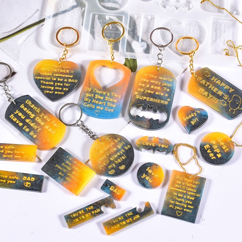 ✿ Set 1 / 2 Khuôn Silicone Làm Đồ Thủ Công Đa Năng Tiện Dụng Hình Tròn / Trái Tim