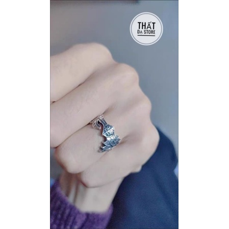 Mô hình nhẫn bạc 925 của Tiêu Viêm Đấu Phá Thương Khung.
