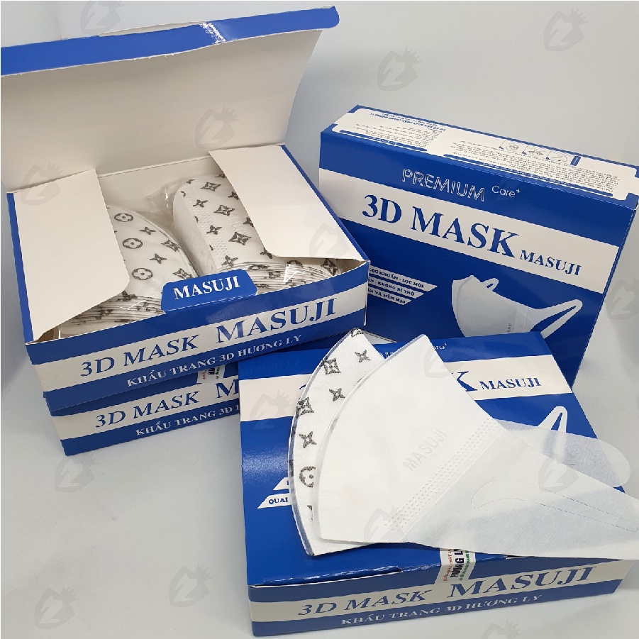 Khẩu Trang 3D Mask Masuji Công Nghệ Dập Nhật Bản ( Hộp 50 Cái ) | BigBuy360 - bigbuy360.vn