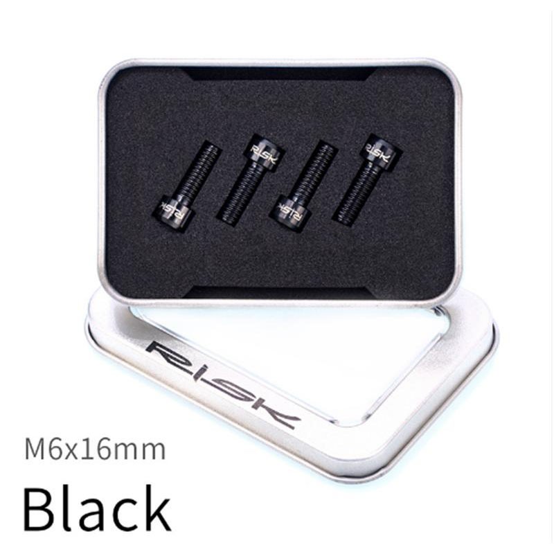 Vít Cố Định Đĩa Phanh Thủy Lực Bằng Hợp Kim Titan Kèm Ốc Vít M6*20mm Cho Xe Đạp
