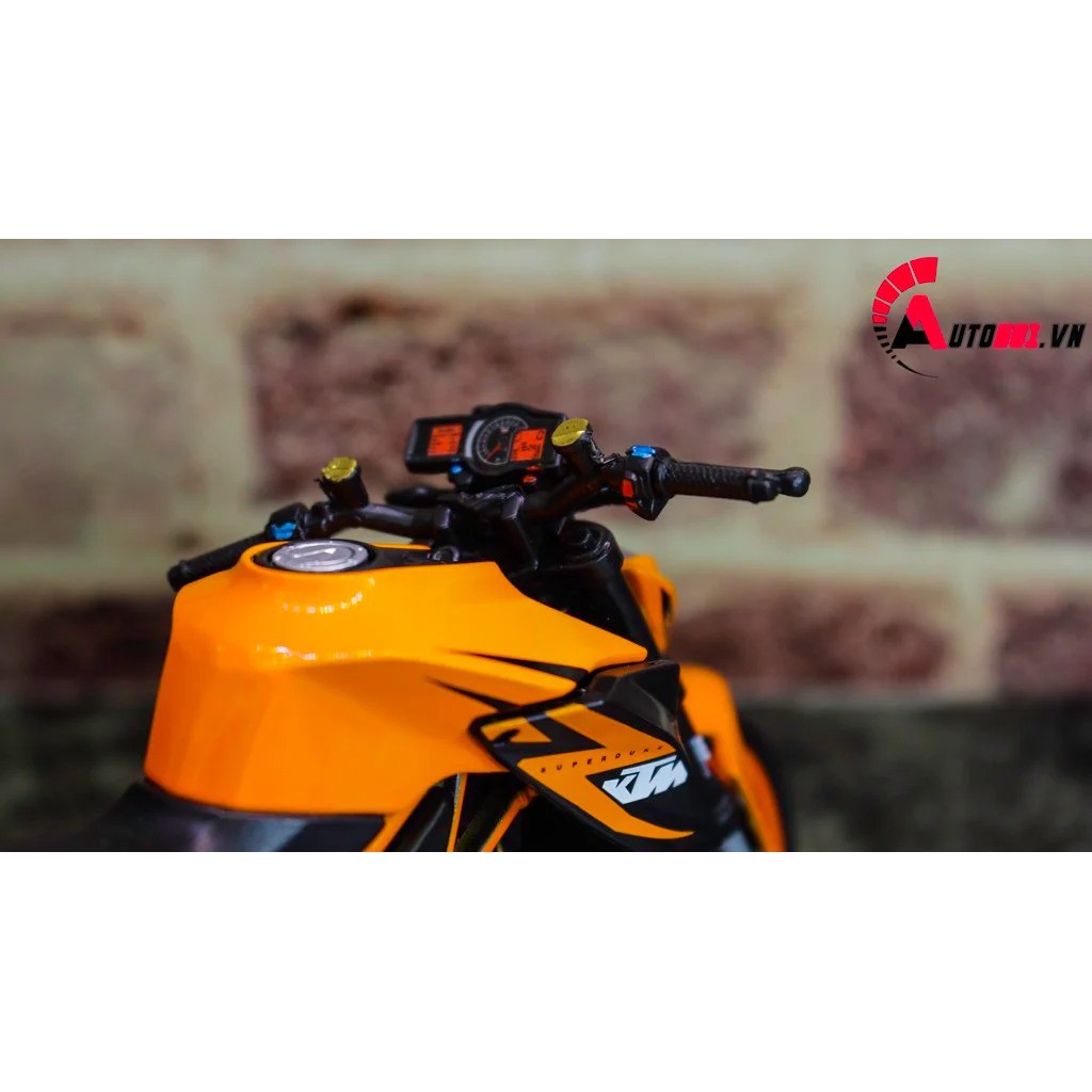 MÔ HÌNH XE KTM DUKE 1290 ĐỘ MÂM - PÔ KIM LOẠI AUTONO1 D156