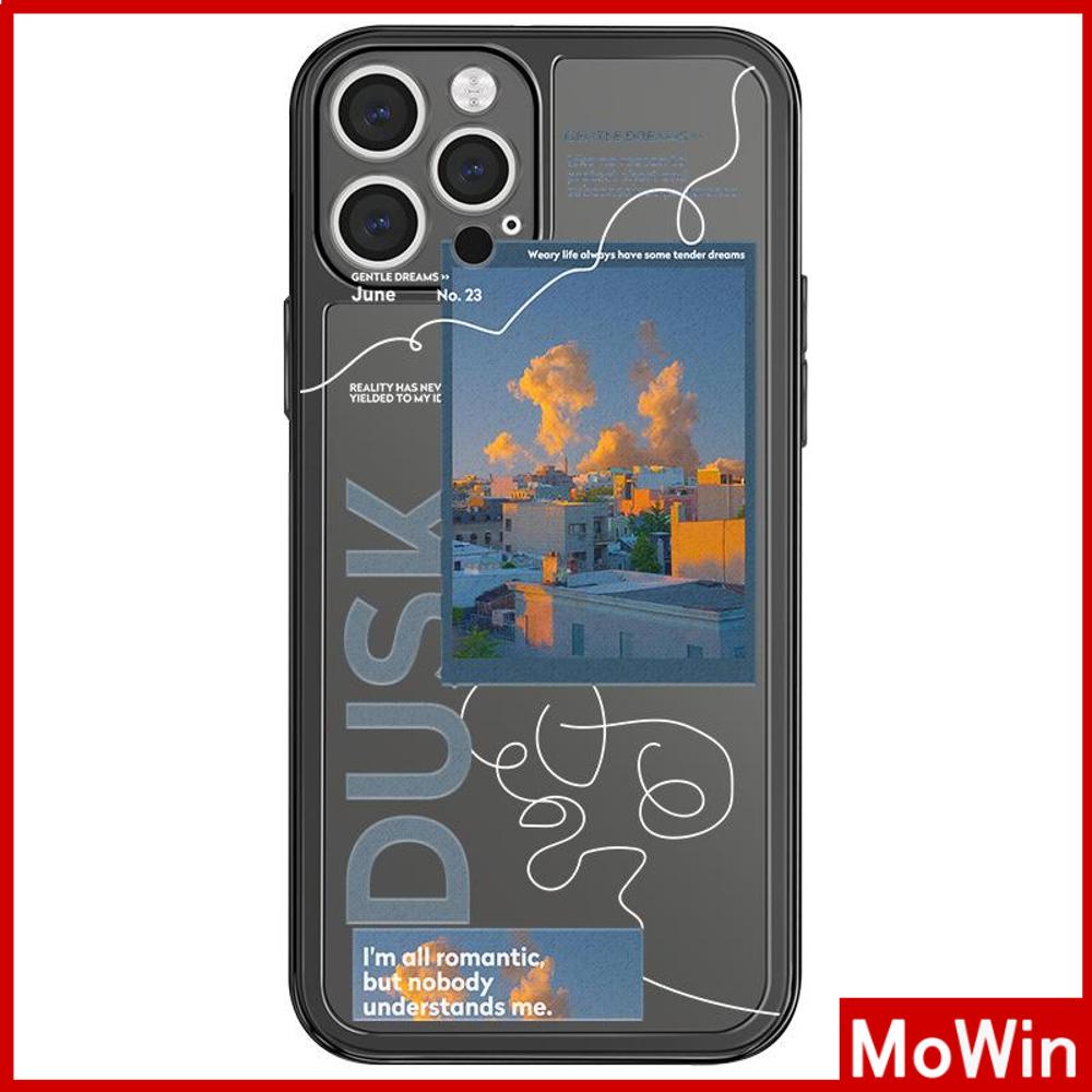 Ốp Điện Thoại Silicon Mềm Trong Suốt Viền Vuông Bảo Vệ Camera Chống Sốc Cho iPhone 13 Pro Max 12 Pro Max 11 7Plus