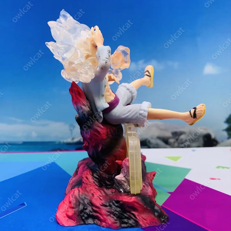 Mô Hình Nhân Vật One Piece Gear 5 Luffy  Nika Fruit Awakening VS Kaidou 10cm Monkey D Luffy PVC Figure Wano Version Gear Fifth Wanokuni Anime Onepiece Straw Hat Pirate