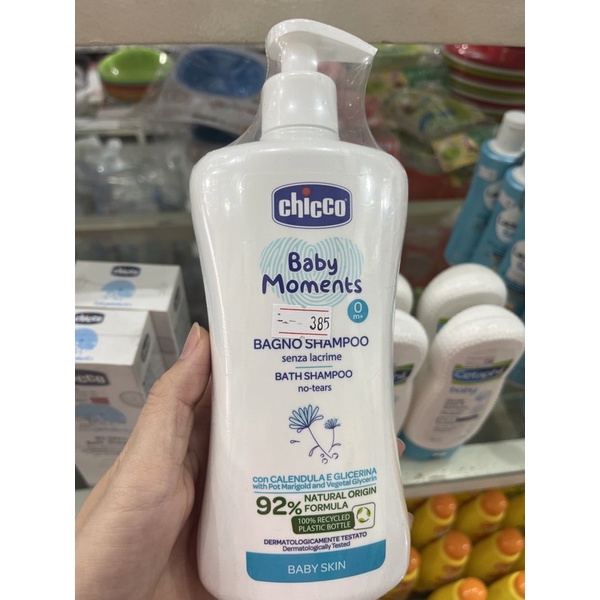 SỮA TẮM GỘI CHICCO CHIẾT XUẤT HOA CÚC 0M+ 200ML/ 500ml