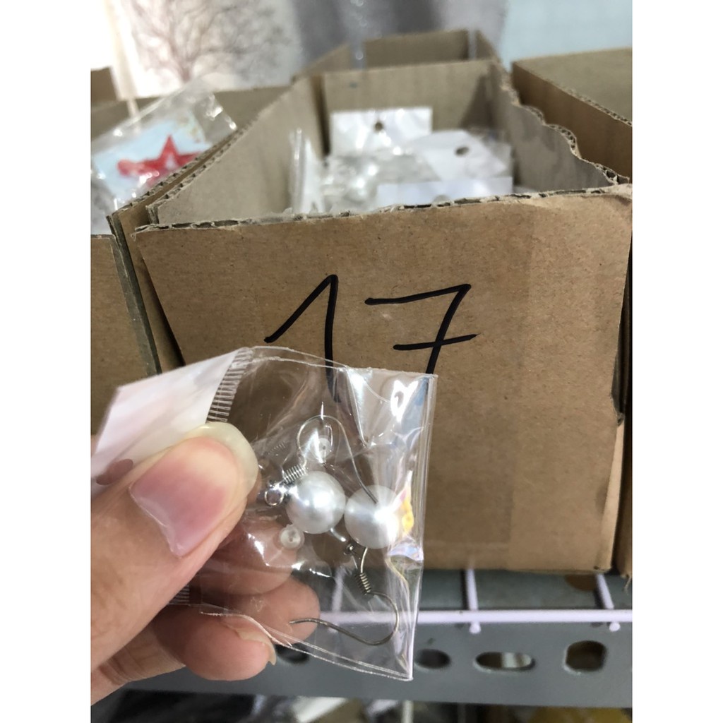 [SỈ] BÔNG TAI NỮ HẠT NG TRAI NHÂN TẠO CỰC ĐẸP HOT HIT 2020