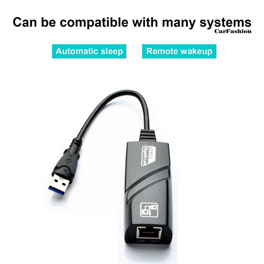 Cáp Chuyển Đổi Usb 3.0 Sang Rj45 Gigabit Ethernet 10 / 100 / 1000mbps | BigBuy360 - bigbuy360.vn