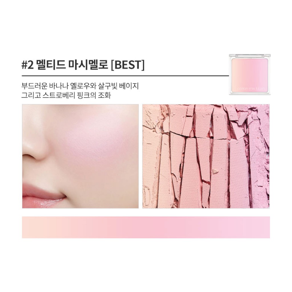 [Mã COSMIS -8% ĐH250k] Phấn Má Hồng MISSHA Cotton Mix Blusher 11g | BigBuy360 - bigbuy360.vn