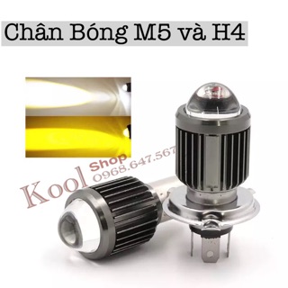 ( Loại 1 ) Đèn Pha Bi Cầu 2 Chế Độ L1 Ánh Sáng Trắng - Vàng
