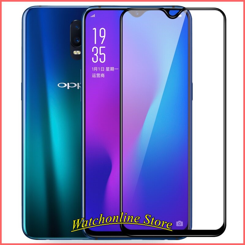 Cường lực Full màn Oppo A31 / a12 / F5 / F7 / F9 / F11 / F11 pro / a37 / A71 / A83 ... full keo không chấm ly ty ( Đen )