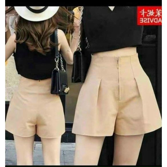 quần đùi vải chất tuyết mưa dây kéo trước giữa hot l