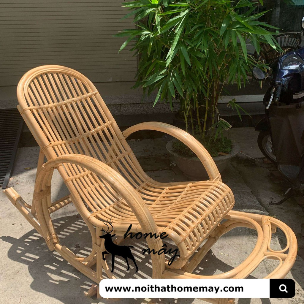 Ghế Mây Bập Bênh Thư Giãn HOME MÂY - 100% Mây Tự Nhiên Chất Lượng Cao