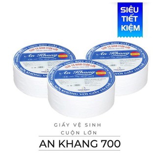 Giấy vệ sinh cuộn lớn An Khang