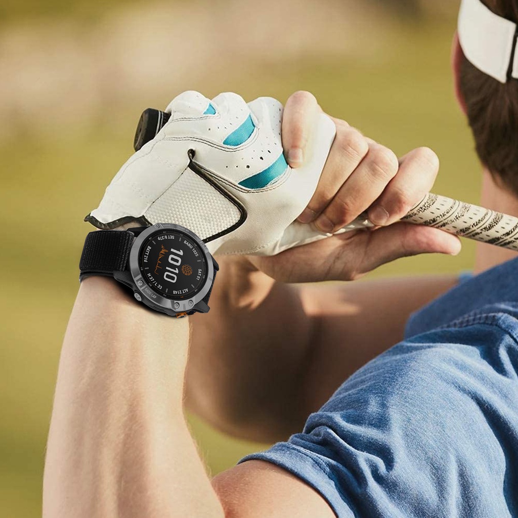 Dây Đeo Đồng Hồ Bằng Nylon 22 20mm Cho Garmin Fenix 7 7S 6 5 6S Pro 5S Plus/Forerunner 935/Enduro/Venu 2 2S