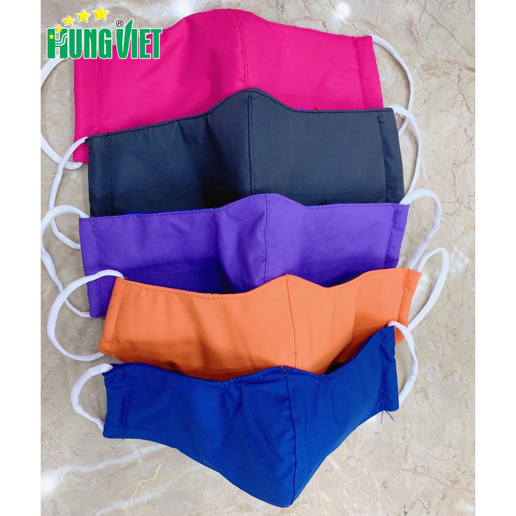 Khẩu trang chống nước đi mưa PU cao cấp chất vải Hàn Quốc