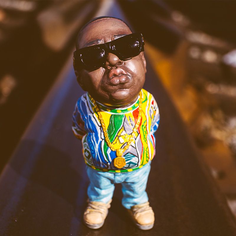 10cm 2Pac Shakur B.I.G. Đồ trang trí Nhân Vật Rap Star Trang Trí Bàn Làm Việc