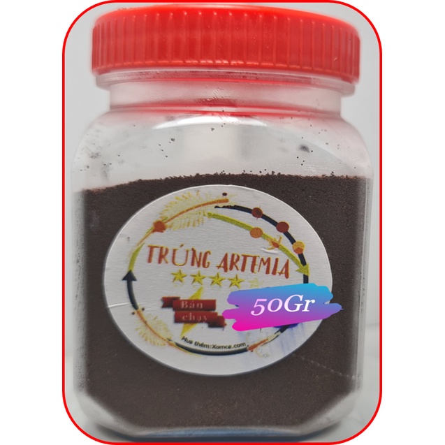 Trứng Artemia Lon Vàng Trung Quốc - Tỉ lệ nở cực cao - Giá lại rẻ hơn loại khác - Hủ nhỏ