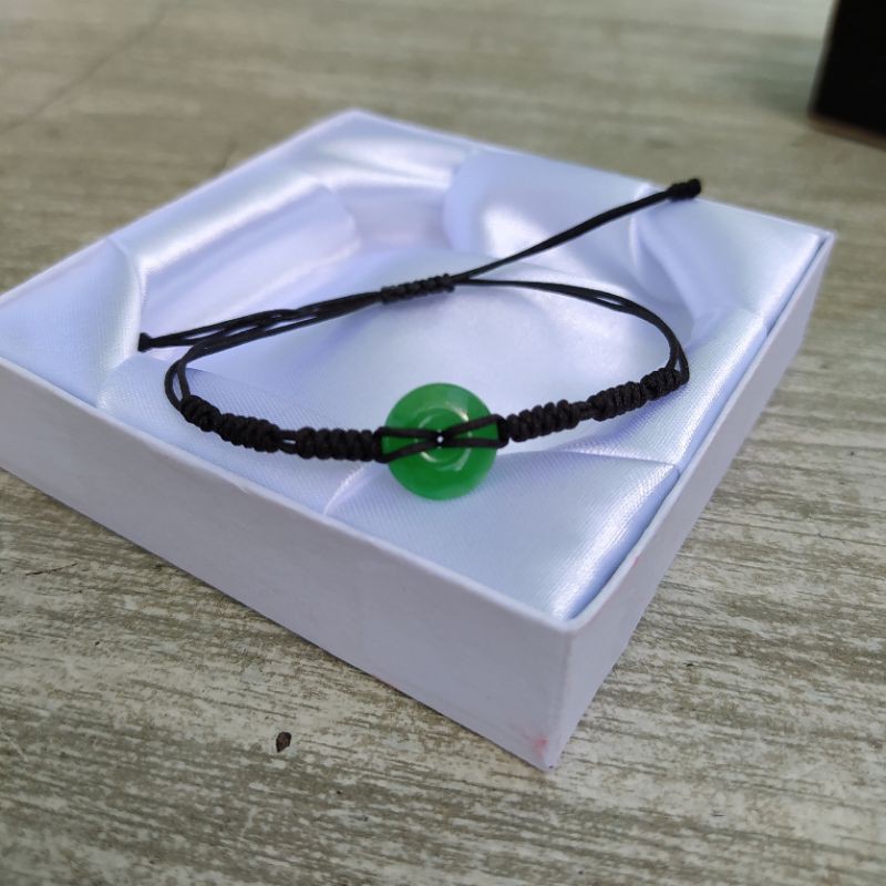 Vòng Handmade đồng xu Cẩm Thạch thiên nhiên