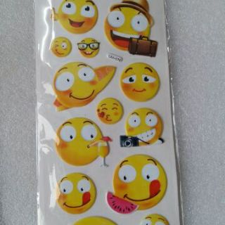 Bộ sticker Smile mặt cười nổi.