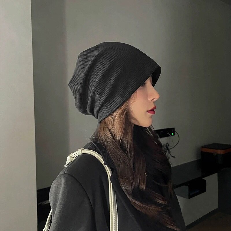 Mũ Dệt Kim Màu Trơn Phong Cách Hiphop Thời Trang Thu Đông Cho Nam Giới