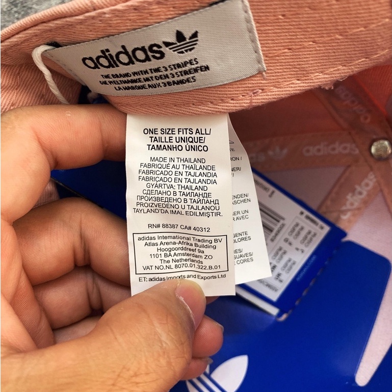 ⚡️  Mũ / Nón thời trang Adidas Trefoil Baseball Cap - Hồng Cá Tính | DV0173 -
