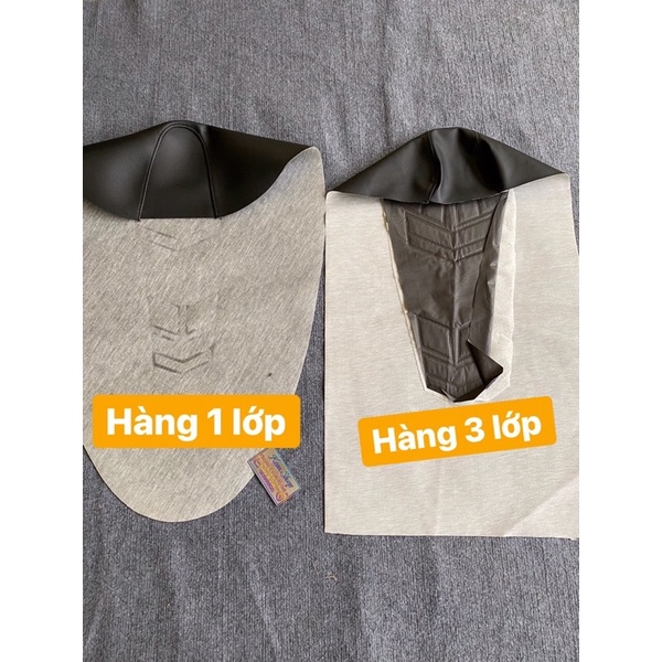 Vỏ Yên Gọt Ép Nhiệt Chuẩn 3 Lớp Lót Bông Gắn Các Dòng Xe Số Xe Côn