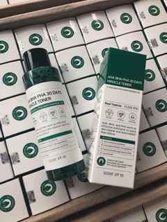 Toner aha bha pha 30 days micrale some by me ( nước hoa hồng mụn aha bha pha 30 ngày)