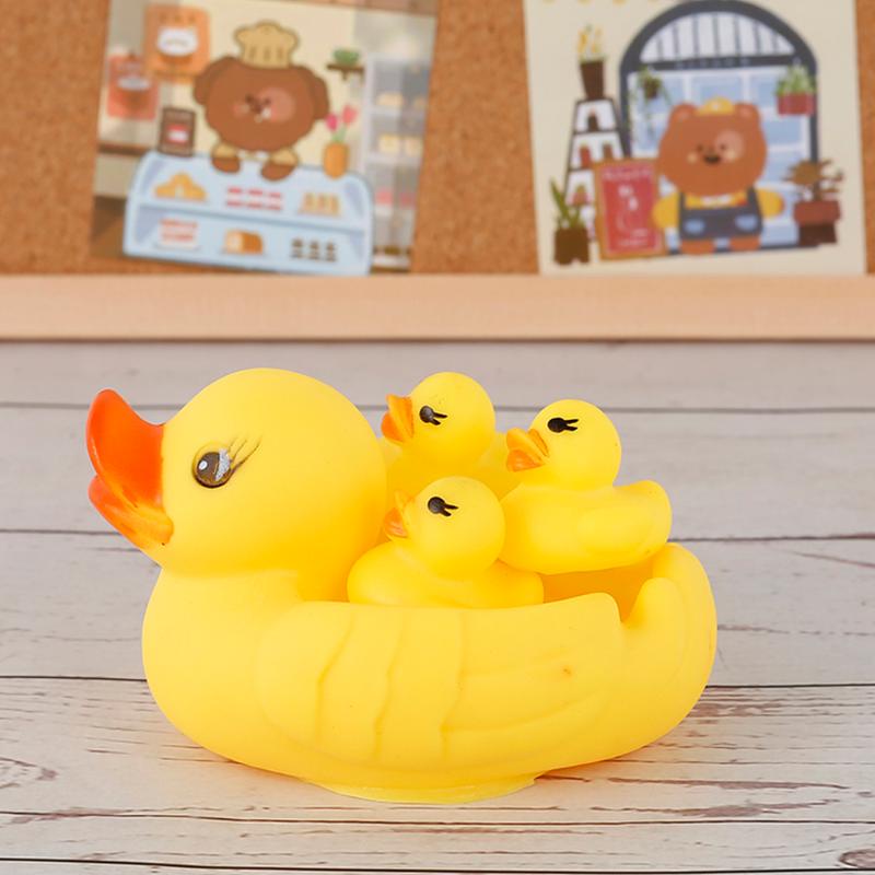Set 4 Vịt Cao Su Phát Tiếng Kêu Cho Bé