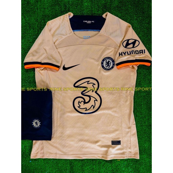 Bộ áo bóng đá Chelsea sân khách super hàng thailand 2022-2023 Giống thi đấu