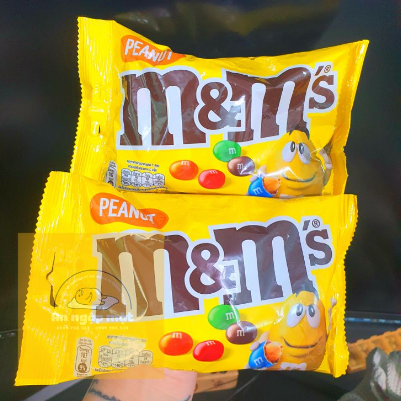 KẸO SOCOLA M&M ĐẬU PHỘNG - 180GR