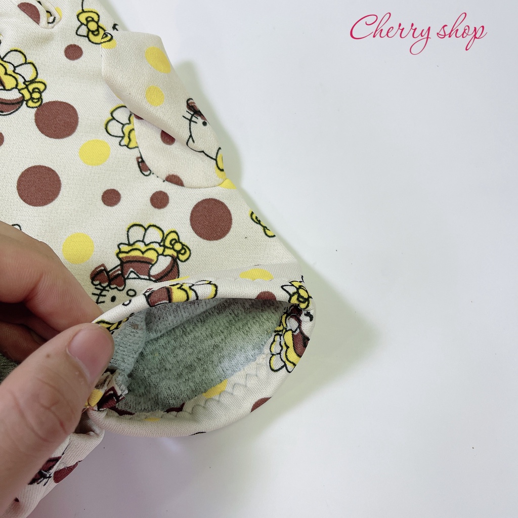 Găng tay chống nắng cotton dày dặn hình ngộ nghĩnh