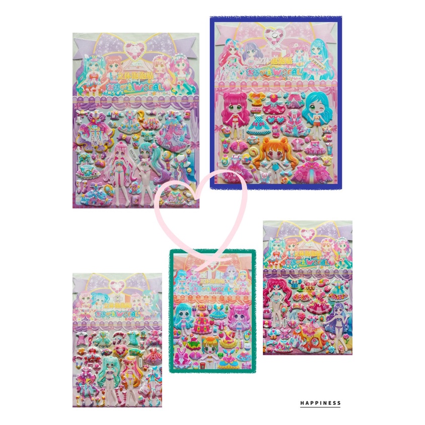 Stickers nổi thay đổi trang phục cho bé