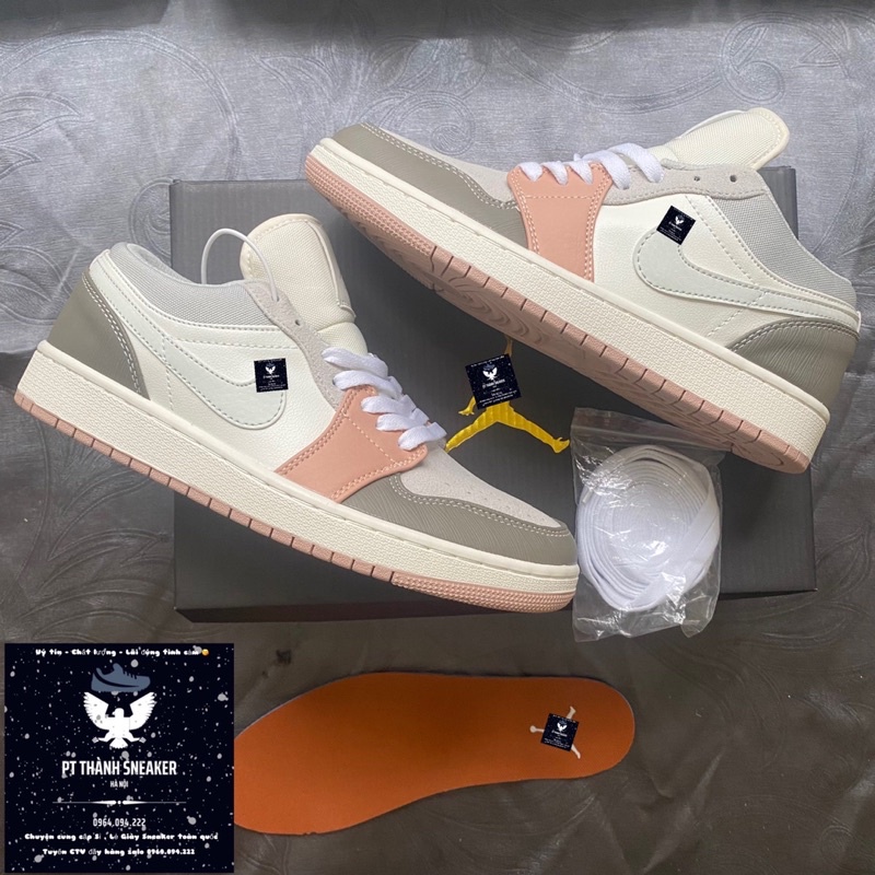Giày Sneaker JD1 Low Milan 1;1 Bản Trung Tặng kèm cattong bảo vệ,tất- Hàng Trung CC