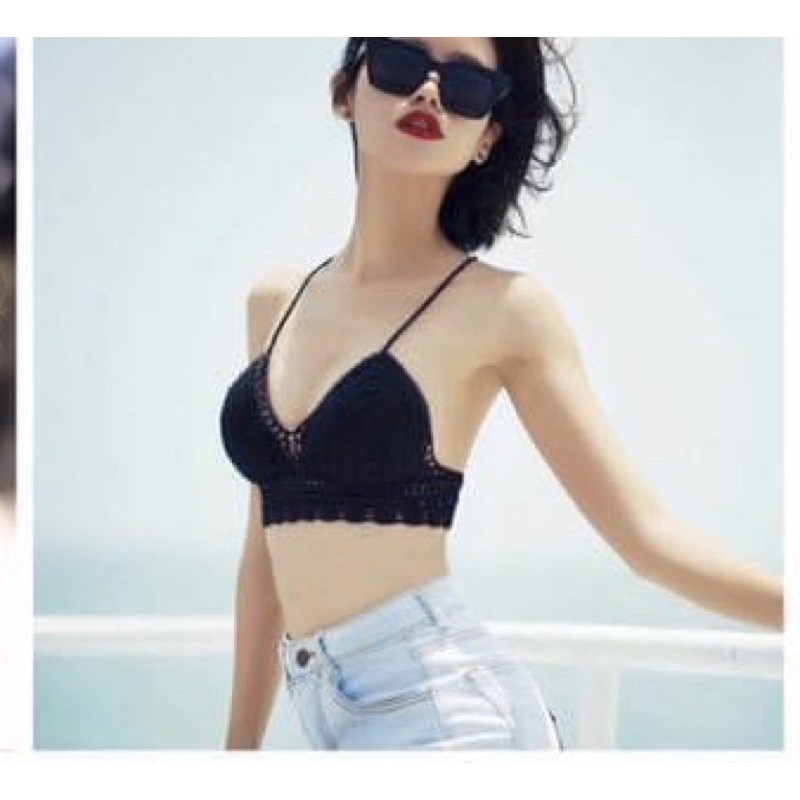 Crochet - bikini - áo đi biển
