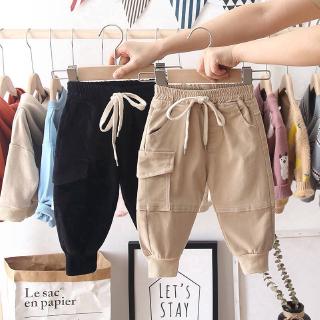 Quần dài lưng thun ống bo thời trang năng động cho bé trai