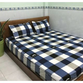 Bộ ga trải giường Cotton Hàn Quốc M6 kèm chăn/ mền