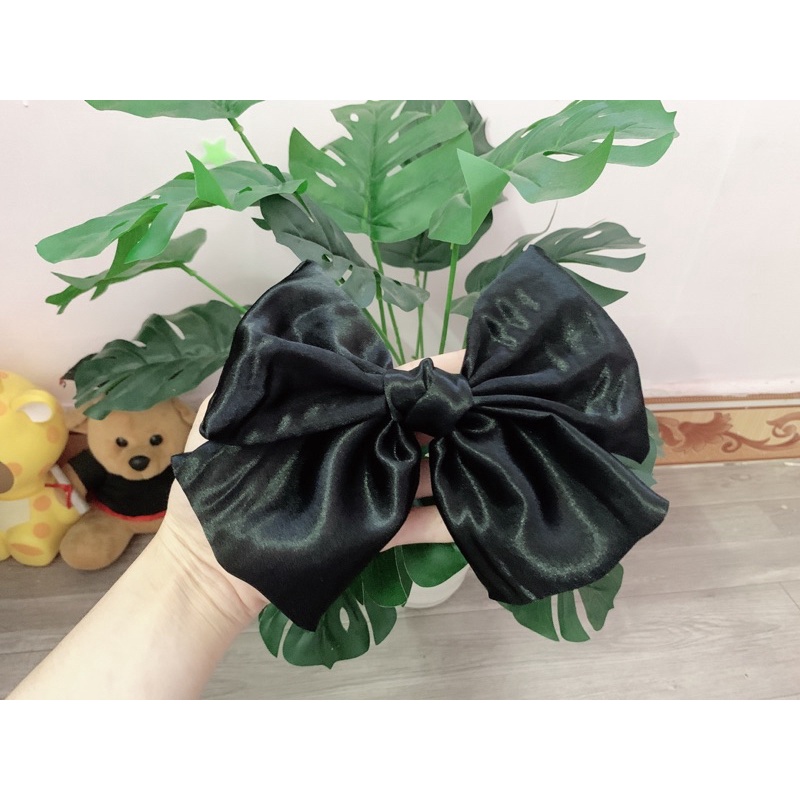 [ VẢI NAKI ] Kẹp nơ xinh xắn Hàn Quốc (bản to)
