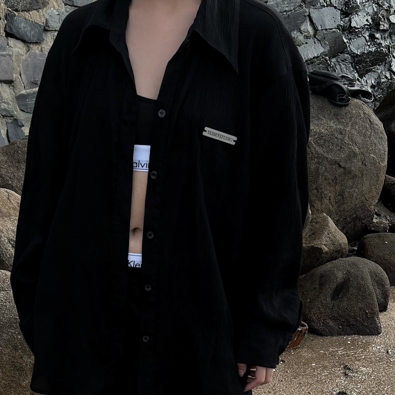 Set Sơmi đen + Quần Dài