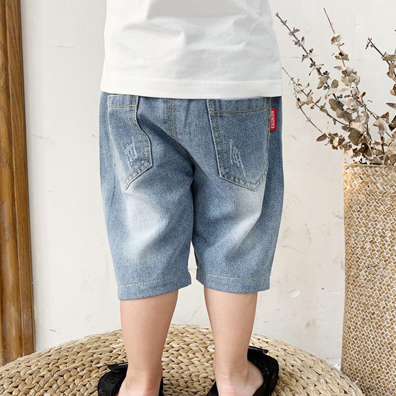 Boys Solid Print Short Pants Trousers