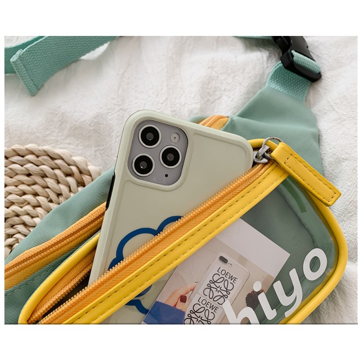 Túi Đeo Bụng, Túi Đeo Ngực HAOHIYO Vải Dù Chống Thấm, Nhựa Trong Suốt Trẻ Trung 2021 TDB03 | BigBuy360 - bigbuy360.vn