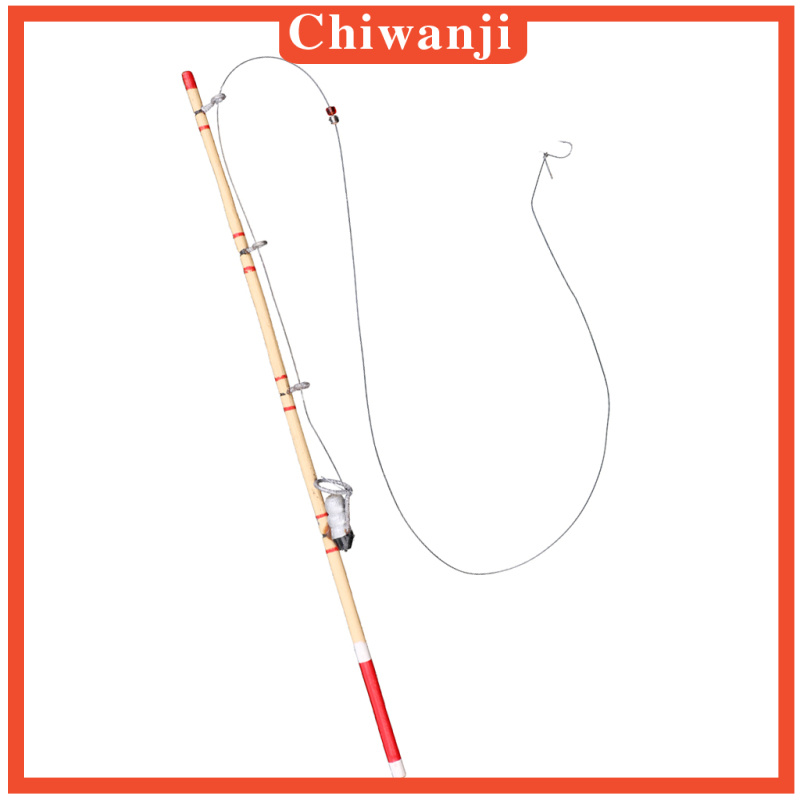 Cần Câu Cá Mini Bằng Gỗ Cho Nhà Búp Bê Tỉ Lệ 1: 12