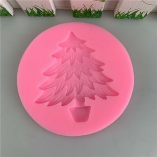 Khuôn silicon 4D Cây thông cỡ nhỏ