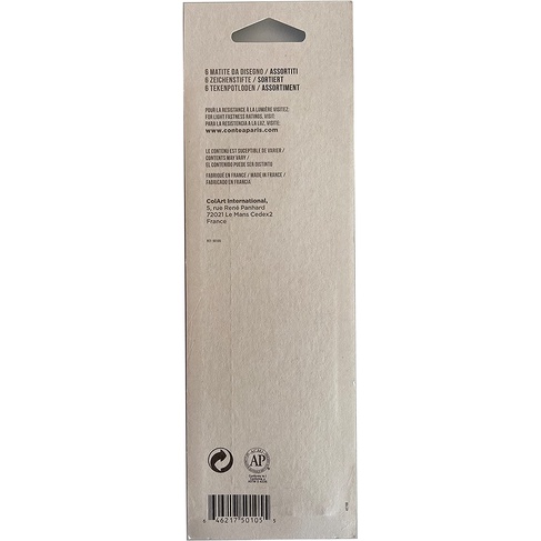 Bộ 6 bút chì "Drawing"  hãng Conte à Paris