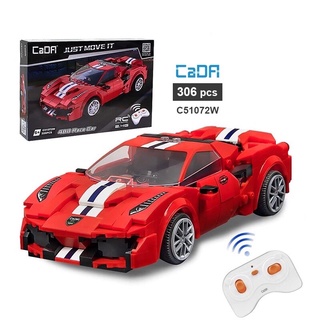 Lego technic - cada 51072  lắp ráp siêu xe ferrari 488 có điều khiển 306 - ảnh sản phẩm 1