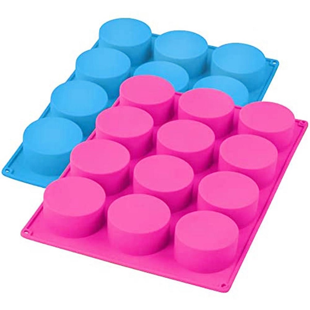 Khuôn Silicone Hình Trụ Làm Xà Phòng Tắm Tiện Dụng