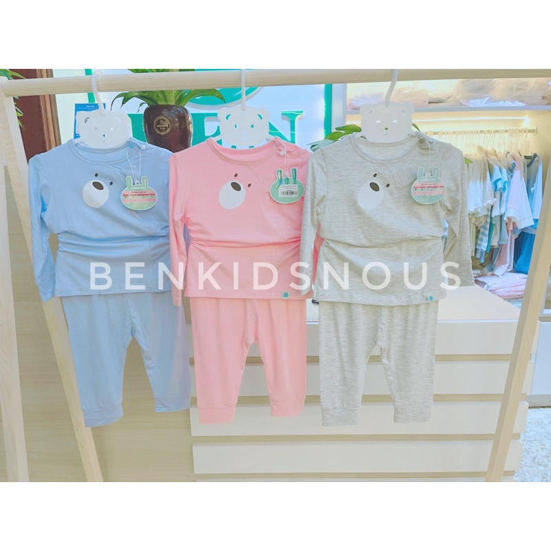 Little love - Bộ dài tay little love vải smoothy mềm mát cho bé