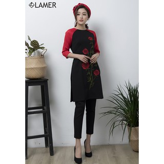 Áo Dài Gấm Cách Tân Lamer L61A17T194