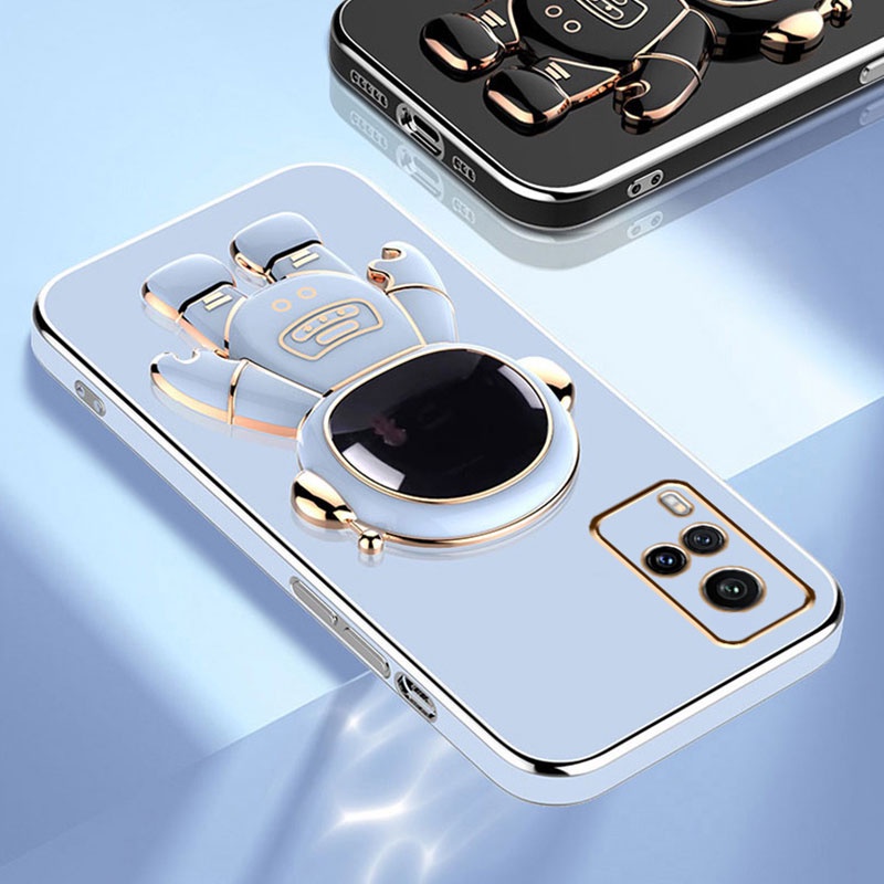 Ốp Điện Thoại Mềm Hình Phi Hành Gia Cho Vivo Y16 Y35 Y77 Y51 Y31 Y21 Y21S Y53S Y33S Y76 Y76S Y15S S15 PRO 5G S15E