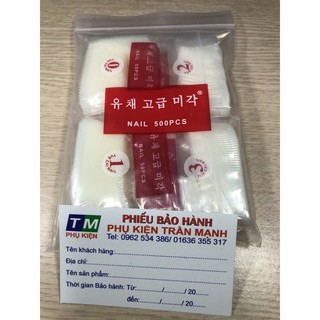 Móng Nối, Móng Úp Size 0-9 ( Bịch 500 Móng)